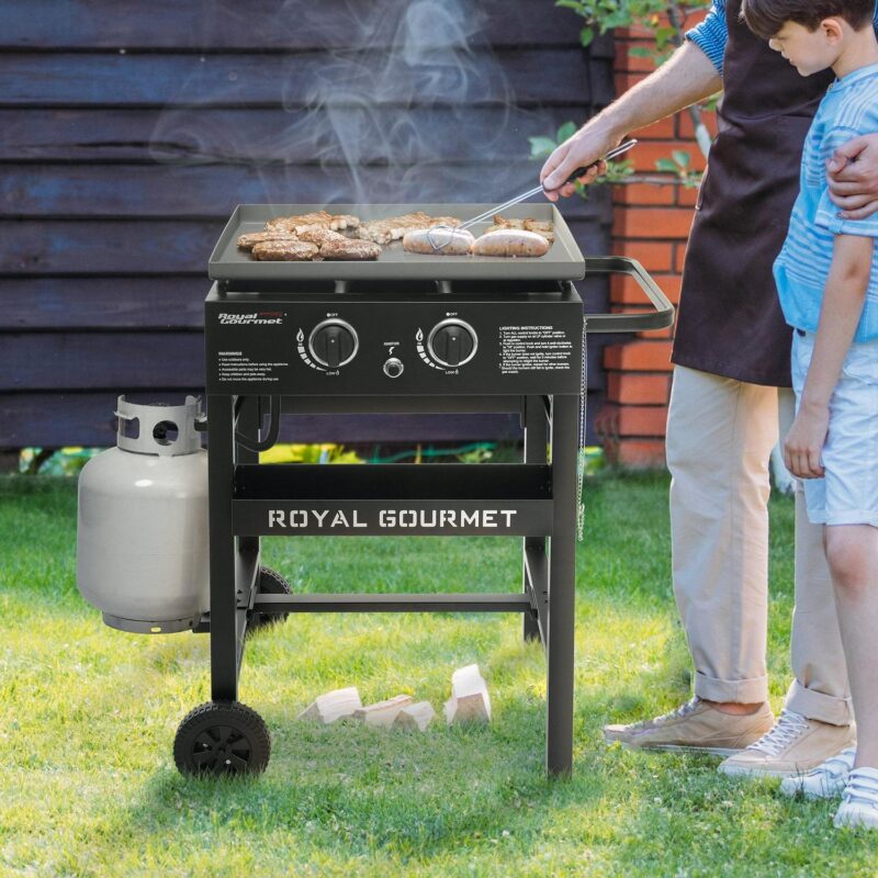 Royal Gourmet GB2000N 23-Inch Flat Top Gas Griddle, 2-Burner Outdoor Griddle - Image 12