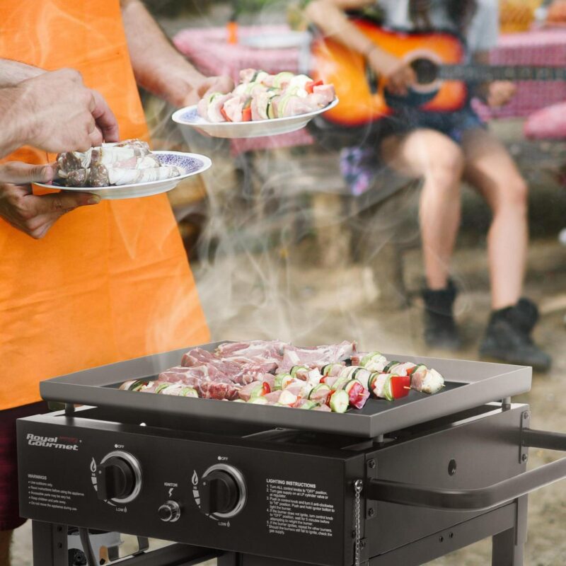 Royal Gourmet GB2000N 23-Inch Flat Top Gas Griddle, 2-Burner Outdoor Griddle - Image 10