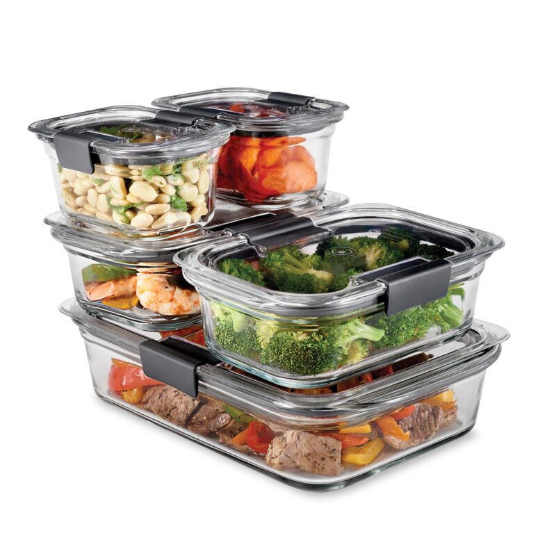 Rubbermaid Brilliance 10-pc. Glass Food Storage Container Set - Image 5