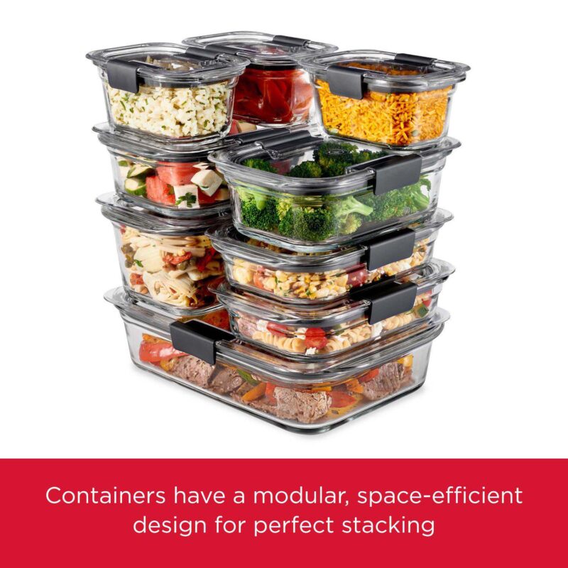 Rubbermaid Brilliance 10-pc. Glass Food Storage Container Set - Image 4