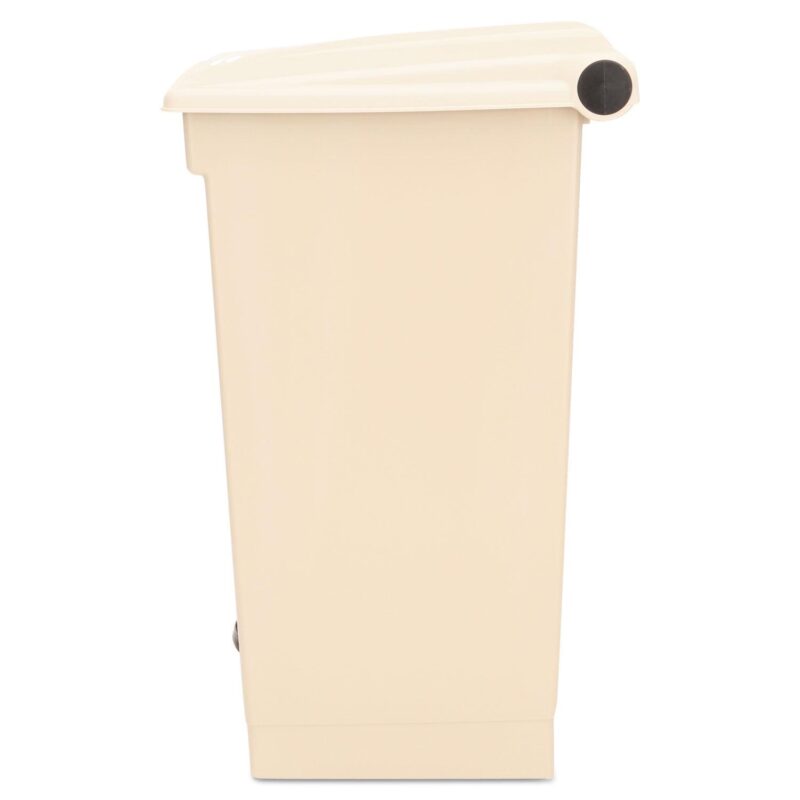 Rubbermaid Commercial Legacy Step-On Receptacle, 18 gal, Polyethylene, Beige - Image 2