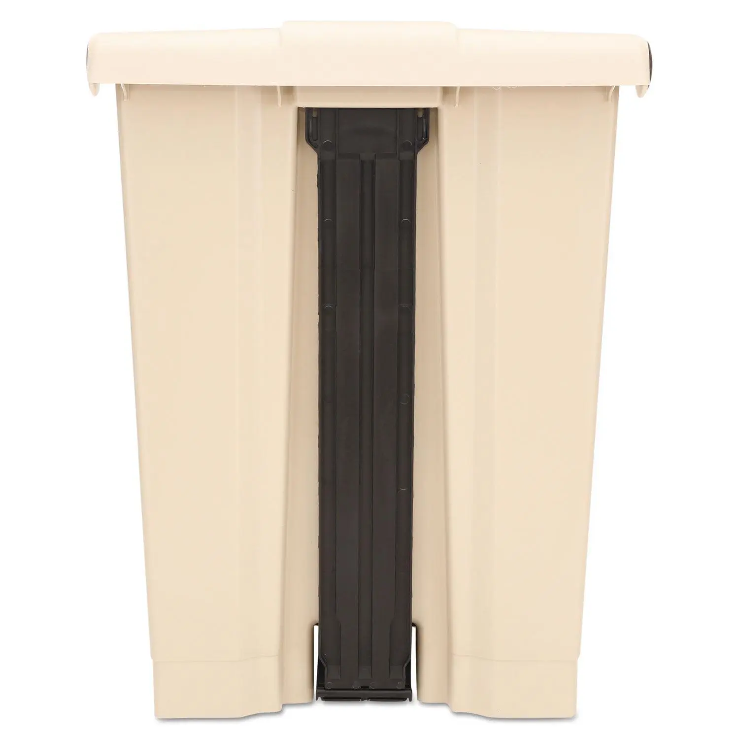 Rubbermaid Commercial Legacy Step-On Receptacle, 18 gal, Polyethylene, Beige 3 Rubbermaid Commercial Legacy Step-On Receptacle, 18 gal, Polyethylene, Beige - Image 3