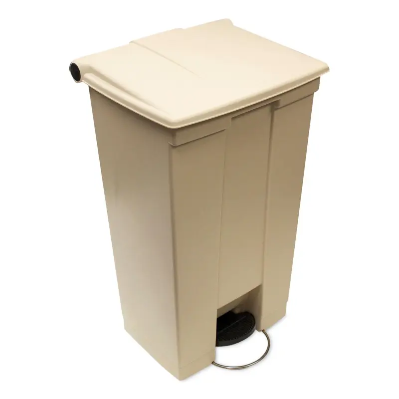 Rubbermaid Commercial Legacy Step-On Receptacle, 18 gal, Polyethylene, Beige - Image 6