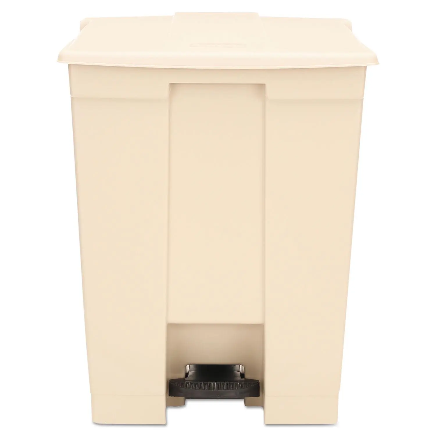 Rubbermaid Commercial Legacy Step-On Receptacle, 18 gal, Polyethylene, Beige 1 Rubbermaid Commercial Legacy Step-On Receptacle, 18 gal, Polyethylene, Beige