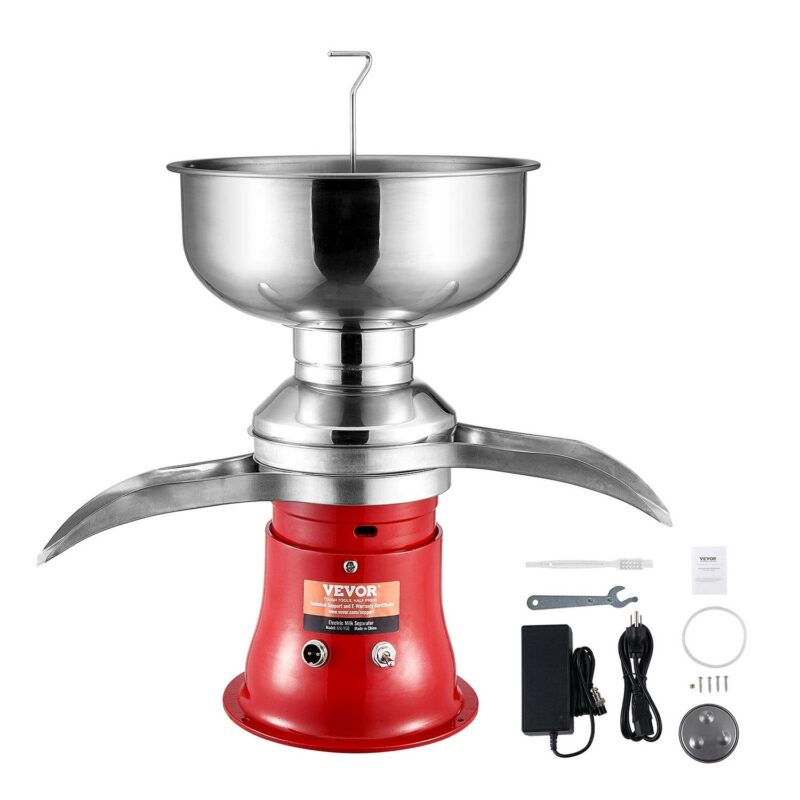 SKYSHALO Milk Cream Centrifugal Separator Electric Cream Separator 100L/H 100-240V - Image 9
