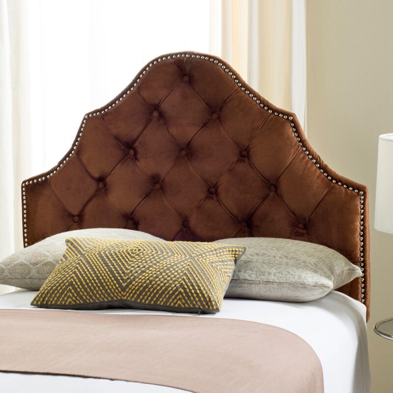 Safavieh Arebelle Tufted Velvet Headboard - Image 5