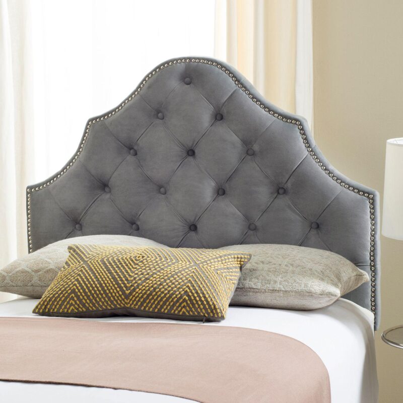 Safavieh Arebelle Tufted Velvet Headboard - Image 4