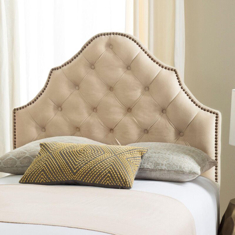 Safavieh Arebelle Tufted Velvet Headboard - Image 6