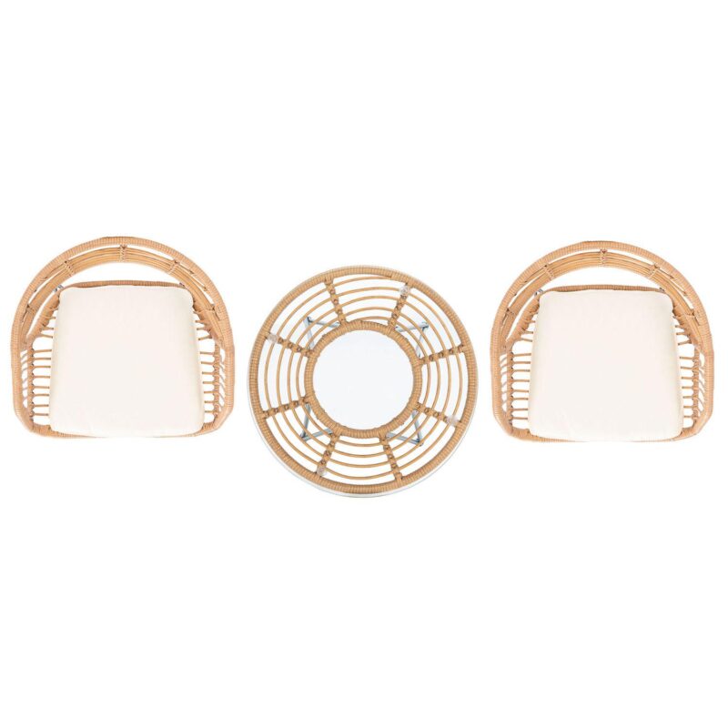 Safavieh Ferla 3-Piece Outdoor Lounger Set - Image 3