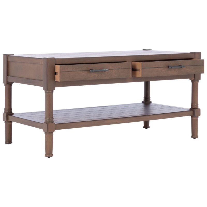 Safavieh Filbert 2 Drawer Coffee Table - Image 6