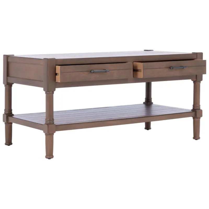 Safavieh Filbert 2 Drawer Coffee Table - Image 6