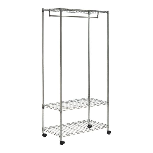 Safavieh Gordon Chrome Wire 3-Tier Garment Rack