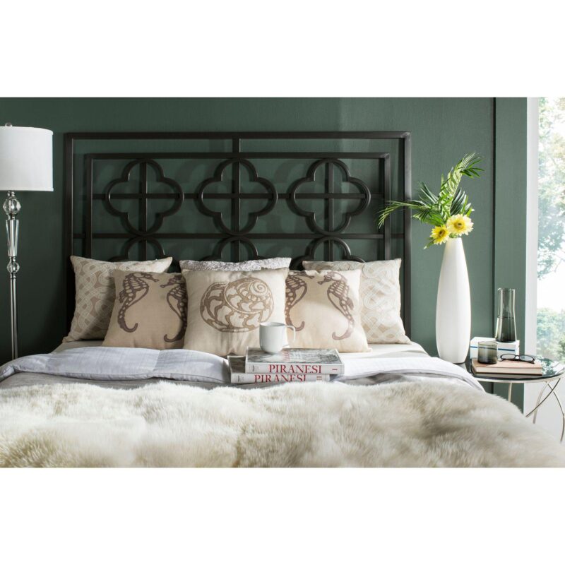 Safavieh Lucina Trellis Metal Headboard - Image 7