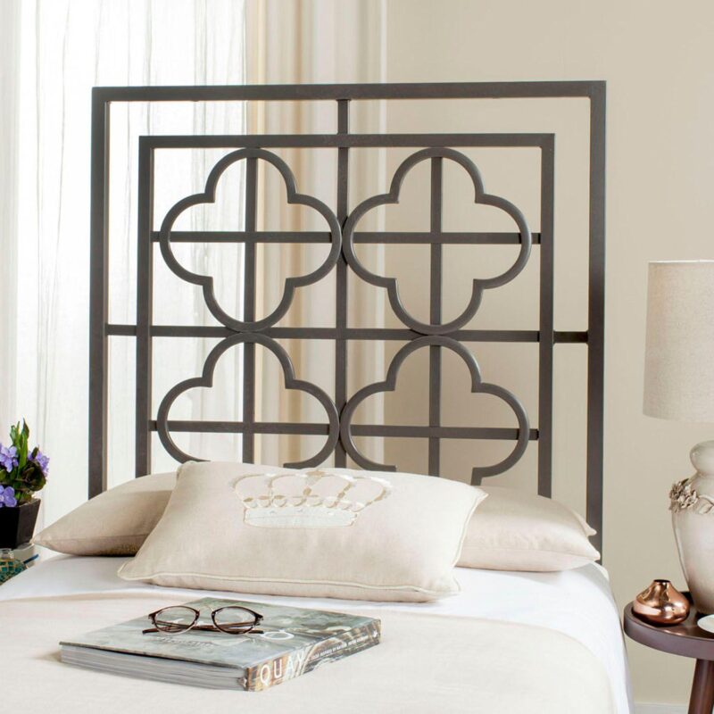 Safavieh Lucina Trellis Metal Headboard - Image 3