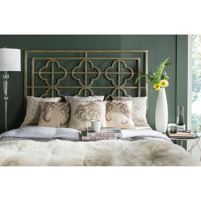 Safavieh Lucina Trellis Metal Headboard - Image 6