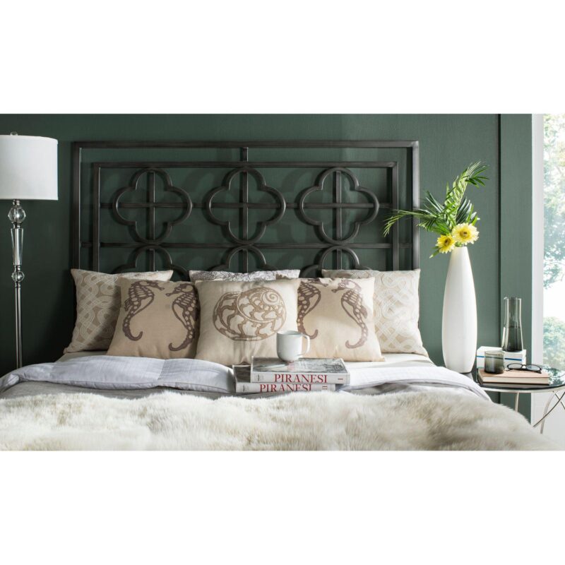 Safavieh Lucina Trellis Metal Headboard - Image 5
