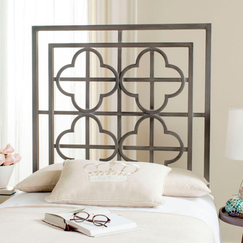 Safavieh Lucina Trellis Metal Headboard - Image 2