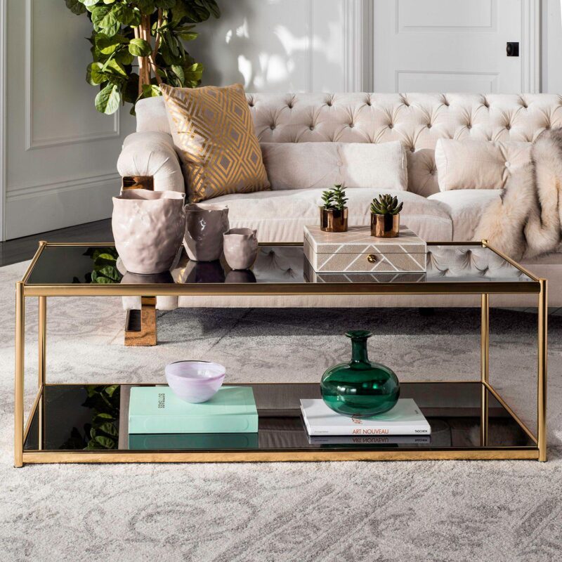 Safavieh Modern Glass Coffee Table - Image 5