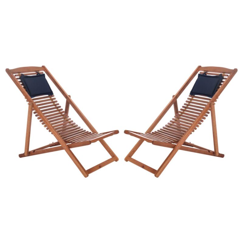 Safavieh Rendi 2-pc. Outdoor Relax Chair With Pillow Set
