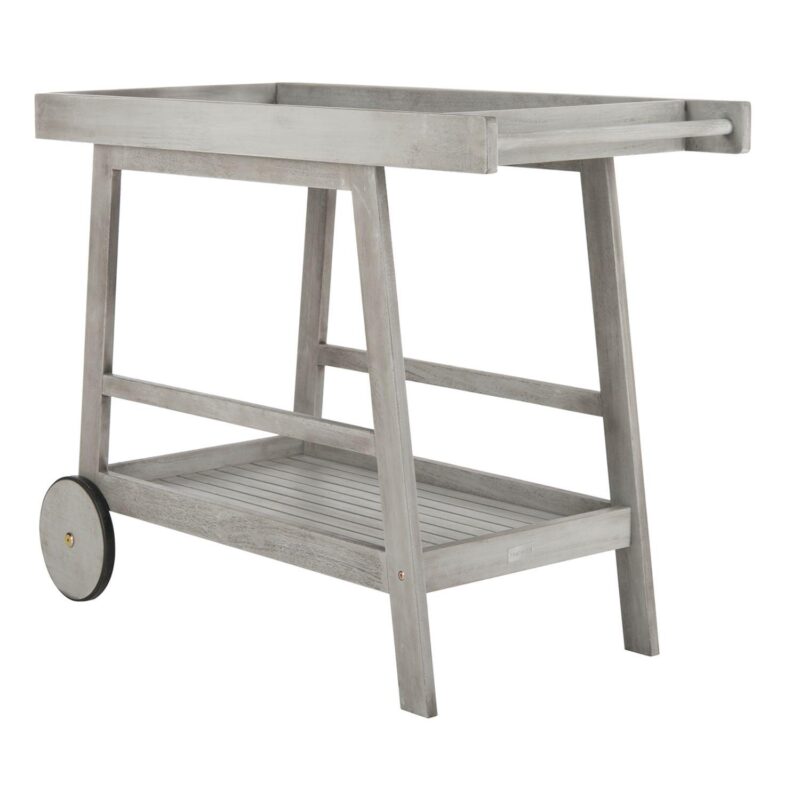 Safavieh Renzo Indoor / Outdoor Wood Bar Cart - Image 7