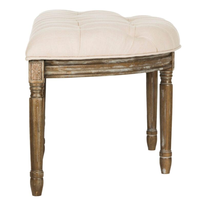 Safavieh Tufted Semi-Circle Round Bench - Image 3