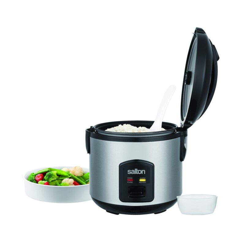 Salton Automatic Rice Cooker and Steamer - 8 Cup - Image 3