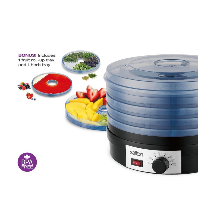 Salton Food Dehydrator - White - Image 3