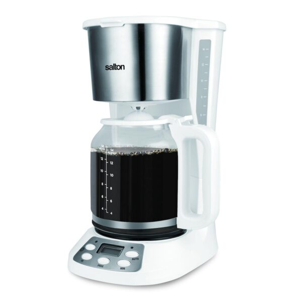 Salton Jumbo Java Coffee Maker 14 Cup White