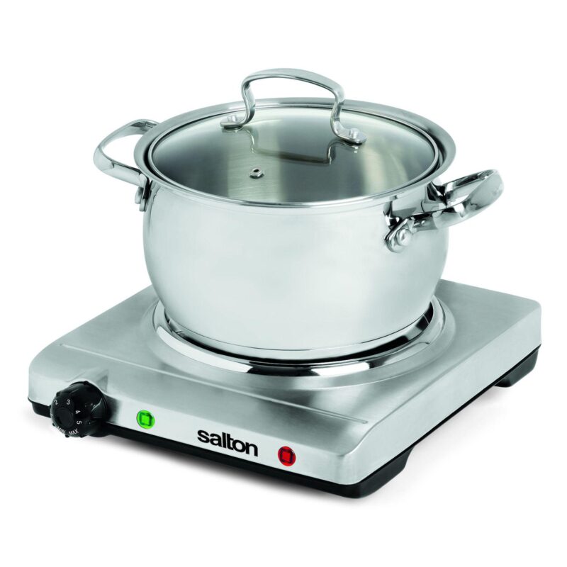 Salton Stainless Steel Portable Cooktop - Image 3