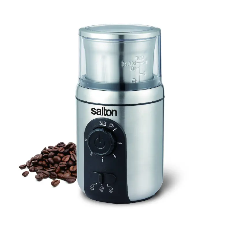 Salton Stainless Steel Intelligent Coffee Grinder - Image 3
