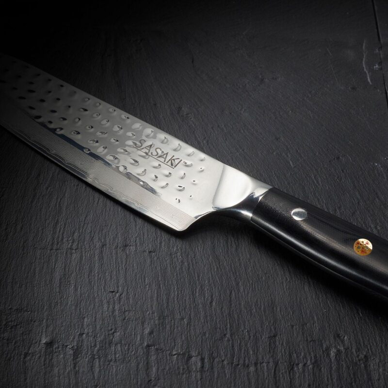 Sasaki Takumi Japanese Santoku Knife with Locking Sheath - Image 5
