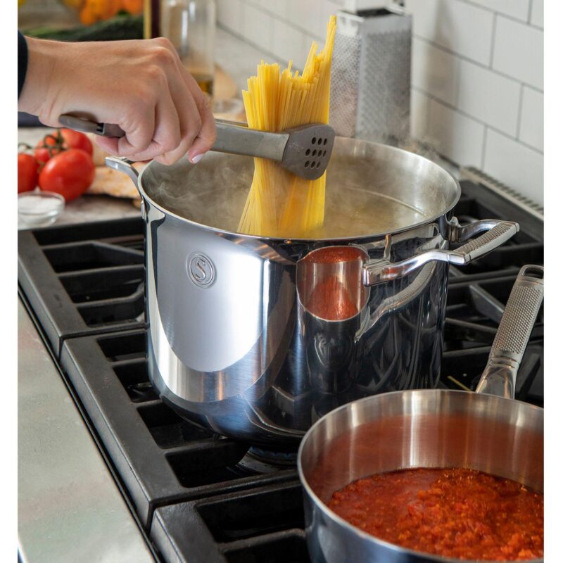 Saveur Selects Voyage Tri-Ply 8-qt. Stockpot with Lid - Image 5