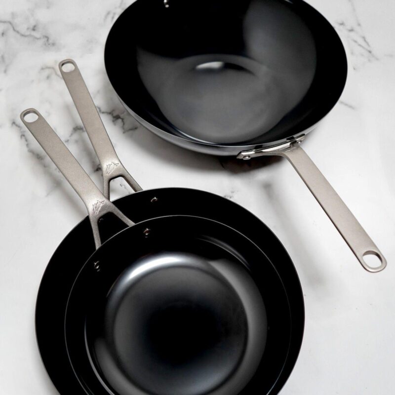 Saveur Selects Voyage Nitri-Black Carbon Steel 10-in. Frypan - Image 5