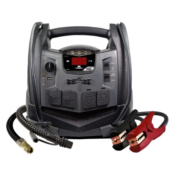 Schumacher SJ1427 6-in-1 Portable Power Station, 1500A Jump Starter, 150-PSI Compressor a New in Box