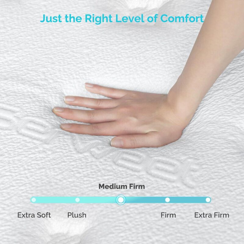 Serweet 10 Inch Gel Memory Foam Hybrid Mattress 5-zone Innerspring Mattress In A Box - Image 2