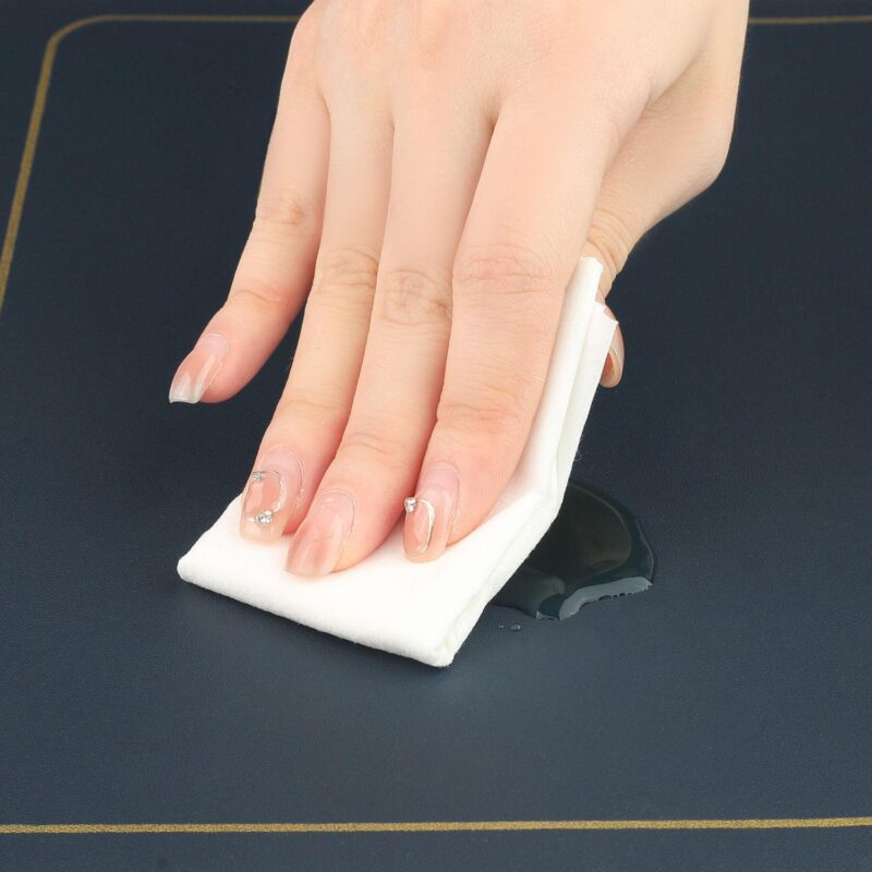 Set Of 12 Heat Resistant Modern Faux Leather Placemats For Kitchen Dining Room 18x12 Inch - Image 3