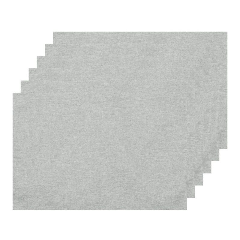Set Of 6 Faux Linen Placemats For Banquet Dinner Buffet - Image 9