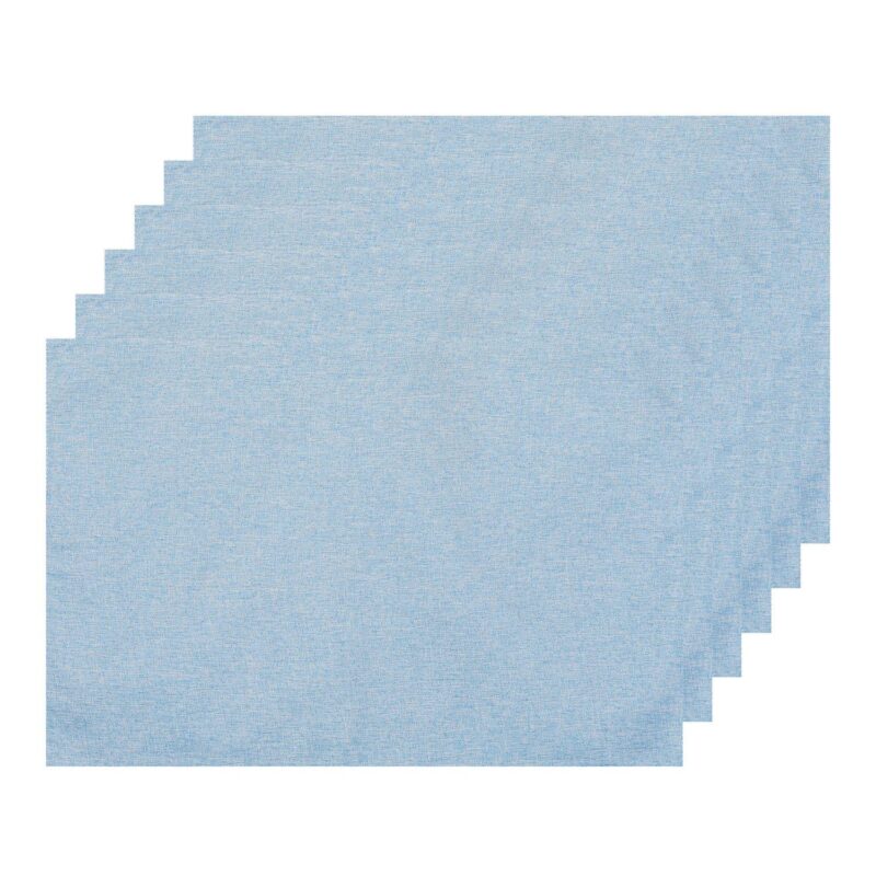 Set Of 6 Faux Linen Placemats For Banquet Dinner Buffet - Image 10