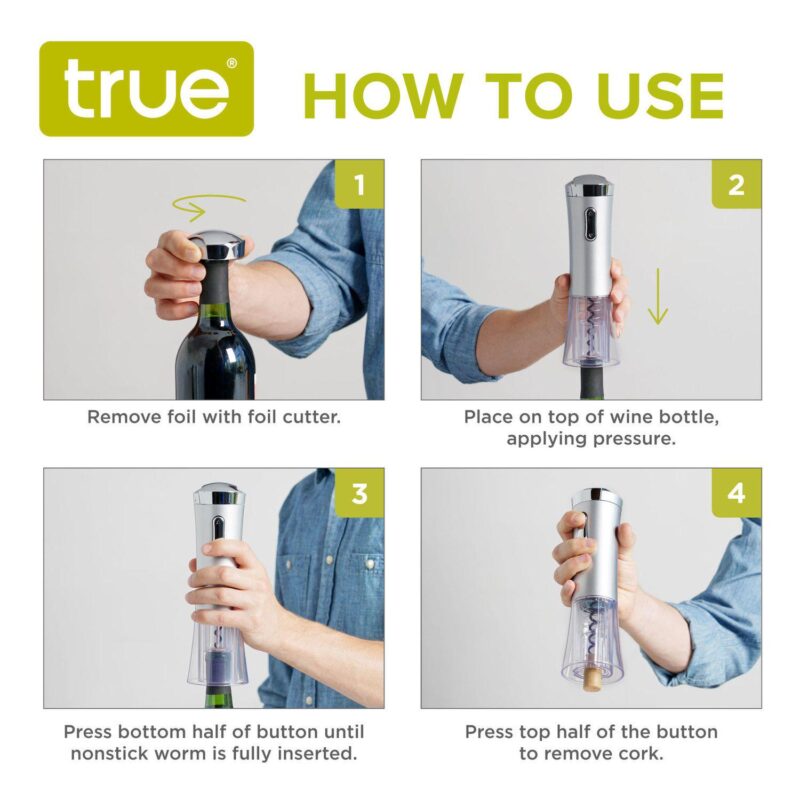 Silver Lux : Electric Corkscrew - Image 4