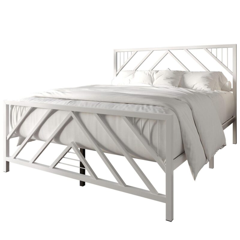 Simple Metal Platform Bed - Image 3