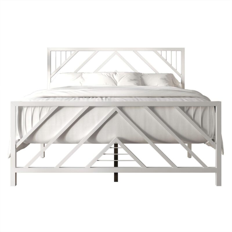 Simple Metal Platform Bed - Image 4