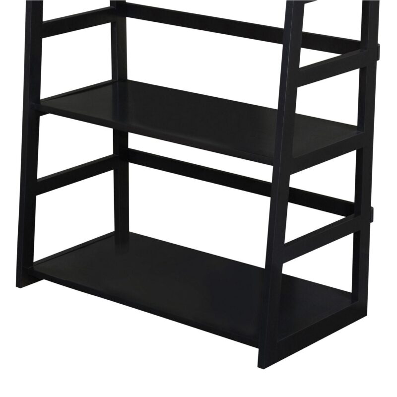 Simpli Home Acadian 5 Shelf Ladder Bookcase - Image 5