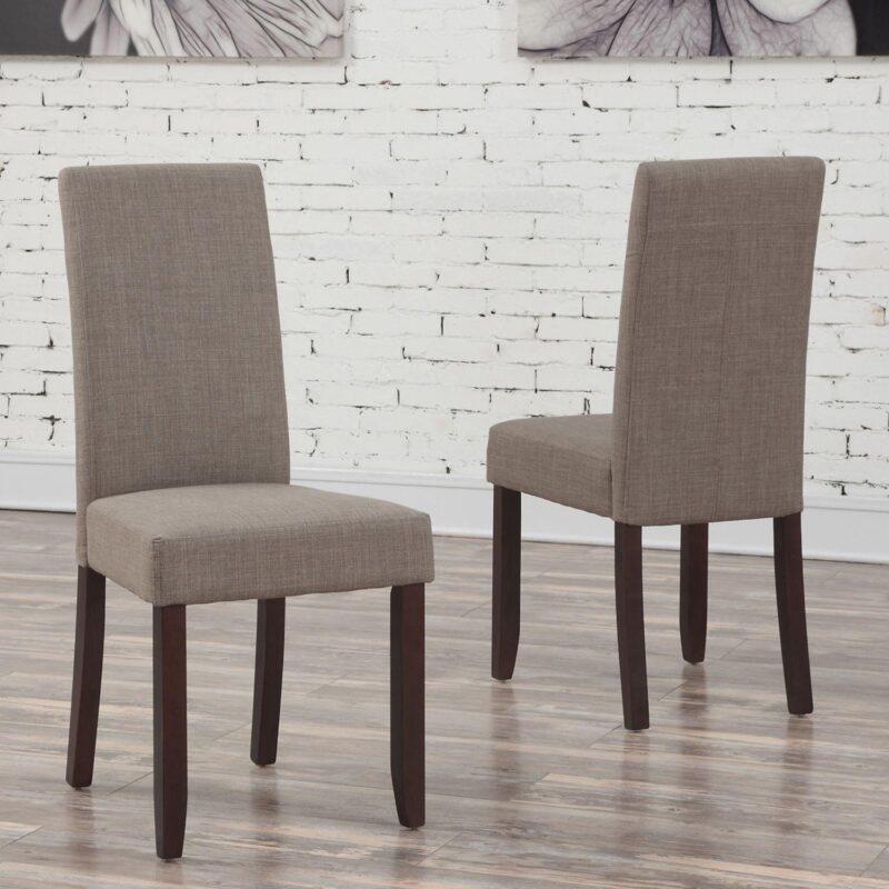 Simpli Home Acadian Parson Dining Chair 2-piece Set - Image 9