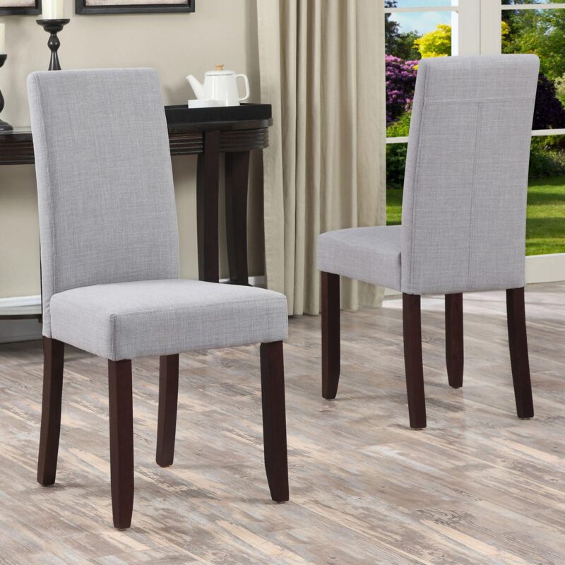 Simpli Home Acadian Parson Dining Chair 2-piece Set - Image 11