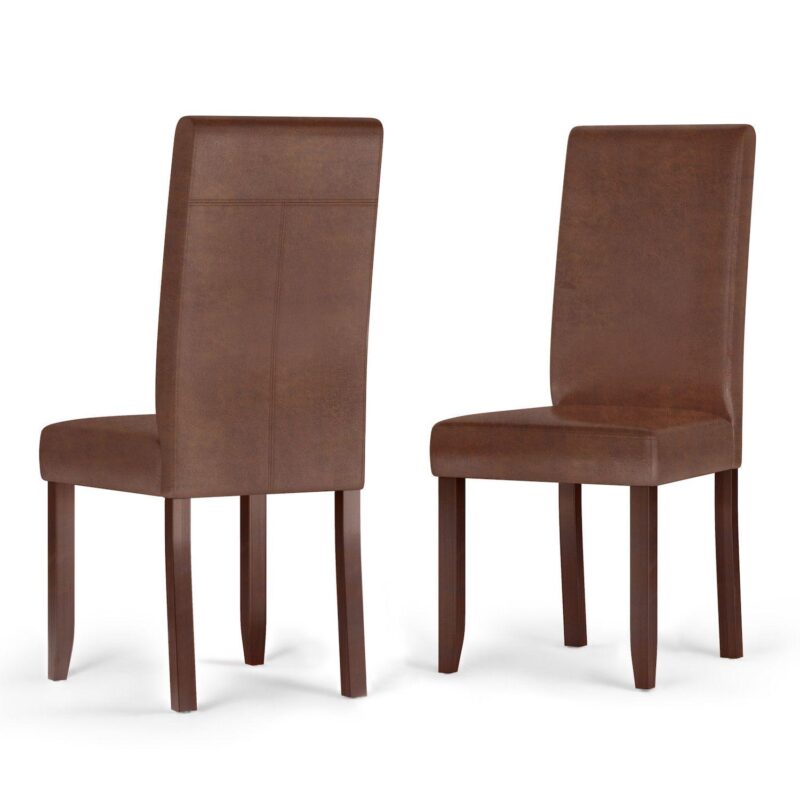 Simpli Home Acadian Parson Dining Chair 2-piece Set - Image 6