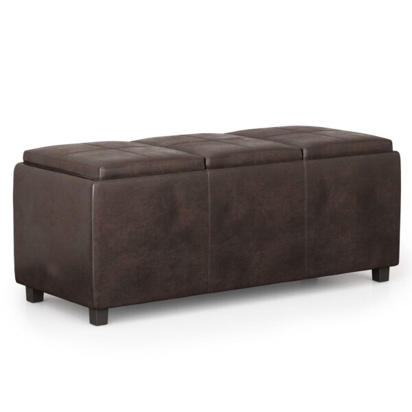 Simpli Home Avalon Storage Ottoman