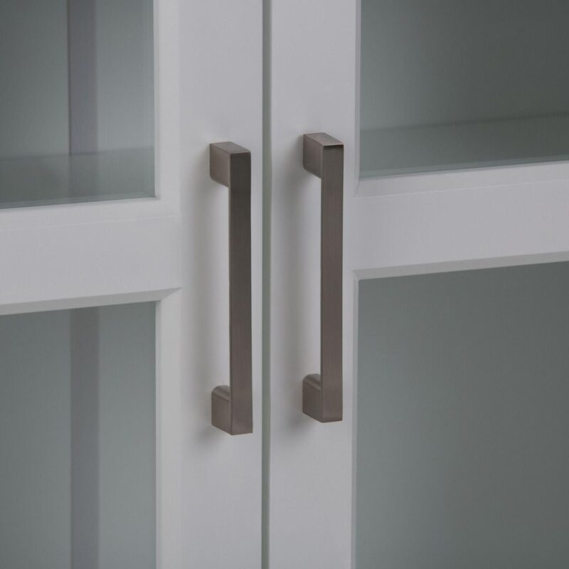 Simpli Home Avington Two-Door Wall Bath Cabinet with Cubbies - Image 6