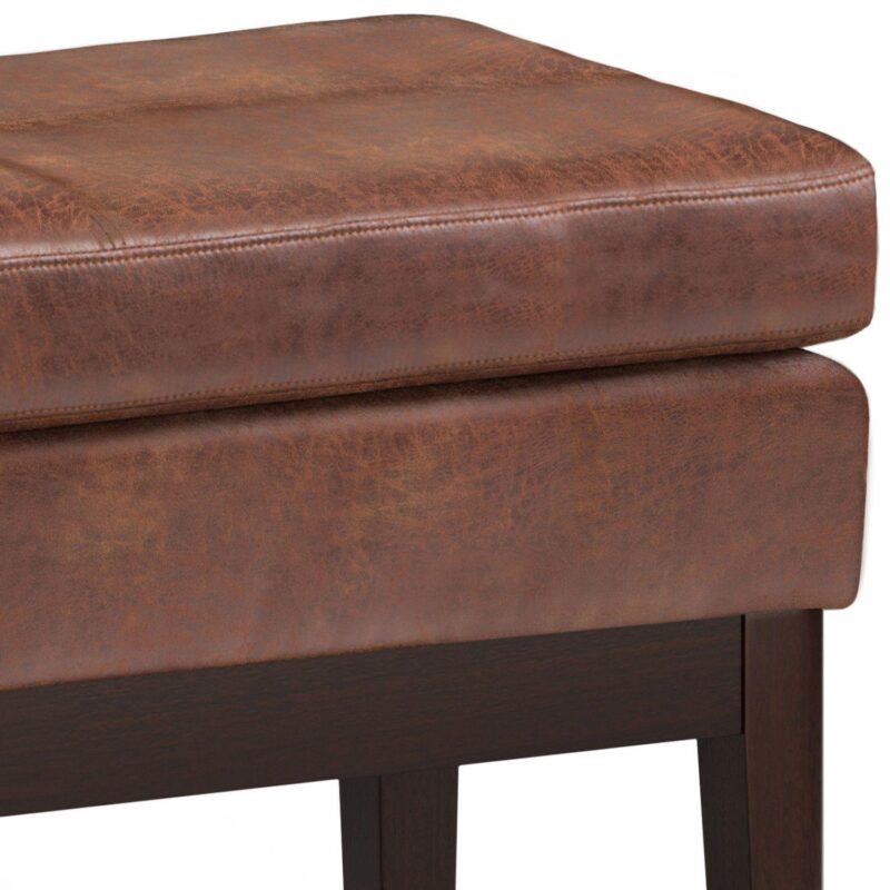 Simpli Home Carlson Small Ottoman Bench - Image 4