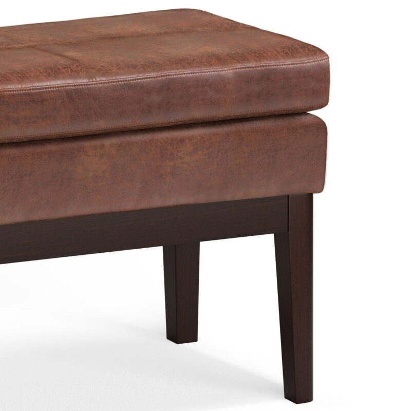 Simpli Home Carlson Small Ottoman Bench - Image 7