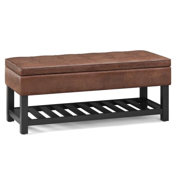 Simpli Home Cosmopolitan Storage Bench